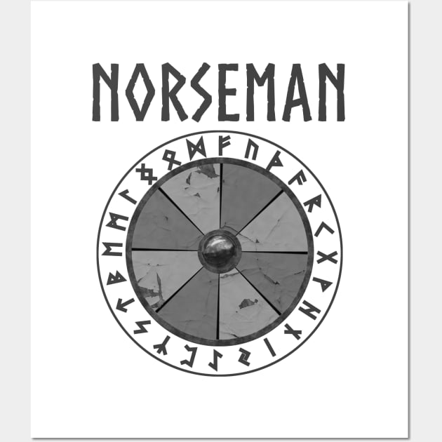 Norseman Viking Heritage Wall Art by AgemaApparel